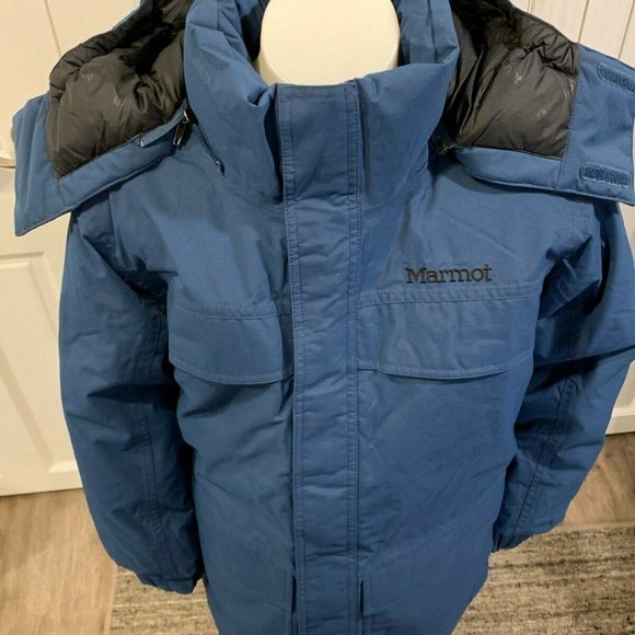 New with tags, authentic
Marmot - Yukon Parka "Blue Twilight" Jacket for Boy's - Picture 3 of 11